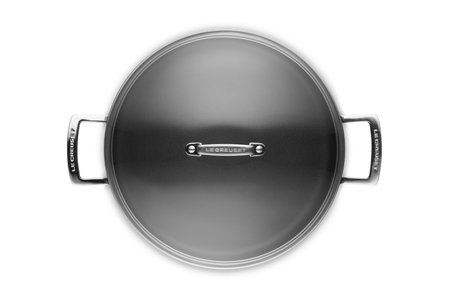 Le Creuset Toughened Non-Stick Sauteuse with Glass Lid image number 4