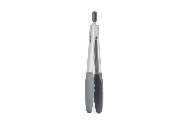 Le Creuset Stainless Steel Tongs with Silicone Tip 29cm Flint image number 1