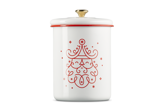 Le Creuset Cookie Jar Noel 4L White image number 7