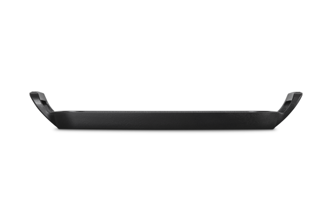 Le Creuset Cast Iron Alpine Outdoor Rectangular Griddle 40cm Matte Black image number 2