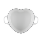 Le Creuset Cast Iron Classic Heart Casserole with Stainless Steel Knob 20cm WhiteWhite image number 4