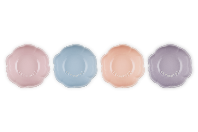 Le Creuset Stoneware Petal Set of 4 Mini Bowls Mix image number 4