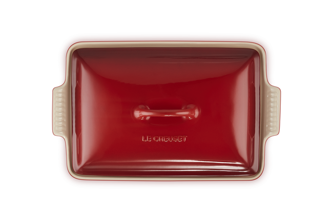 Stoneware Heritage Rectangular Dish with Lid image number 5