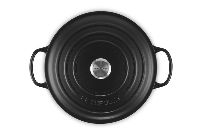 Le Creuset Cast Iron Signature Risotto Pot 30cm Matte BlackMatte Black image number 5