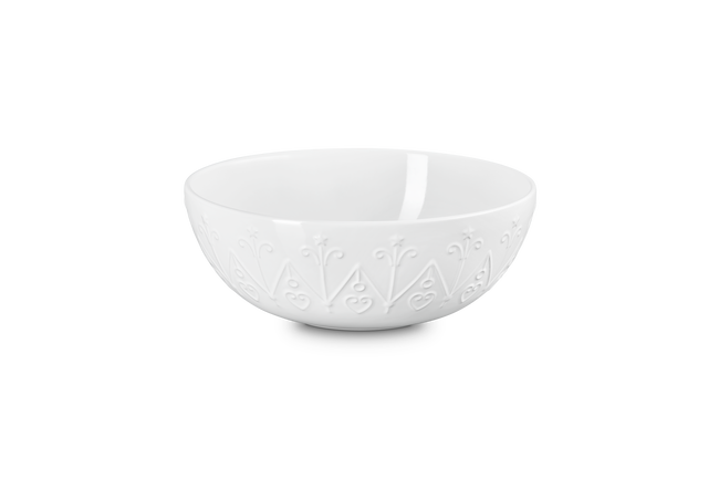 Le Creuset Stoneware Multi Bowl 3L L'Etoile Relief WhiteWhite image number 1