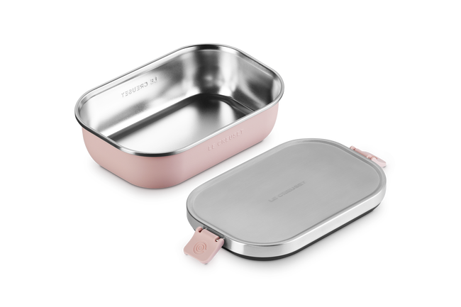Le Creuset On The Go Lunch Box 900ml Shell PinkShell Pink image number 1