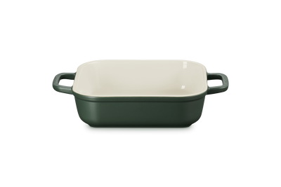 Le Creuset Stoneware Coupe Square Dish 23cm For&ecirc;t