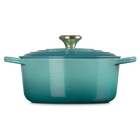 Le Creuset Cast Iron Signature Round Casserole 24cm RivieraRiviera image number 4