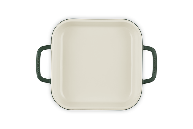 Le Creuset Stoneware Coupe Square Dish 23cm For&ecirc;t image number 4