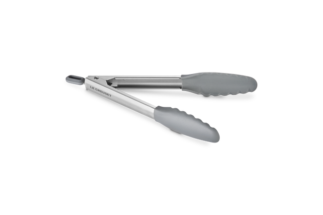 Le Creuset Stainless Steel Tongs with Silicone Tip 29cm Flint image number 2