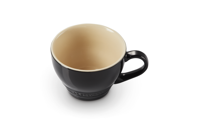 Le Creuset Stoneware Giant Cappuccino Mug 400ml OnyxOnyx image number 2