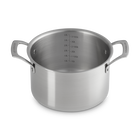 Le Creuset Essential 3-ply Stainless Steel 20cm Deep Casserole with Lid image number 3
