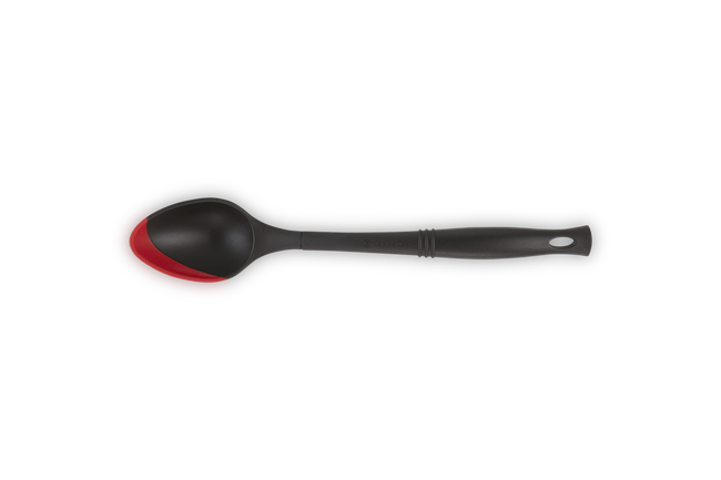 Le Creuset Professional Silicone Edge Serving Spoon CeriseCerise image number 3