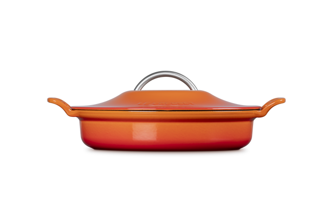 Le Creuset Cast Iron Classic Modern Heritage Shallow Casserole 28cm image number 4