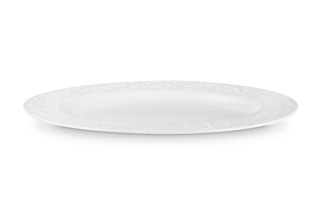 Le Creuset Stoneware Olive Branch Oval Casserole Serving Platter 46cm Cotton image number 1