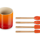 Le Creuset Stoneware Signature 5-Piece Utensil Set FlameFlame image number 2