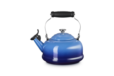Le Creuset Stainless Steel Whistling Kettle with Crucible Knob 1.6L Azure