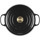 Le Creuset Cast Iron Signature Round Casserole 26cm OnyxOnyx image number 5