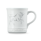 Le Creuset Stoneware Seattle Mug Taurus 400ml White image number 3