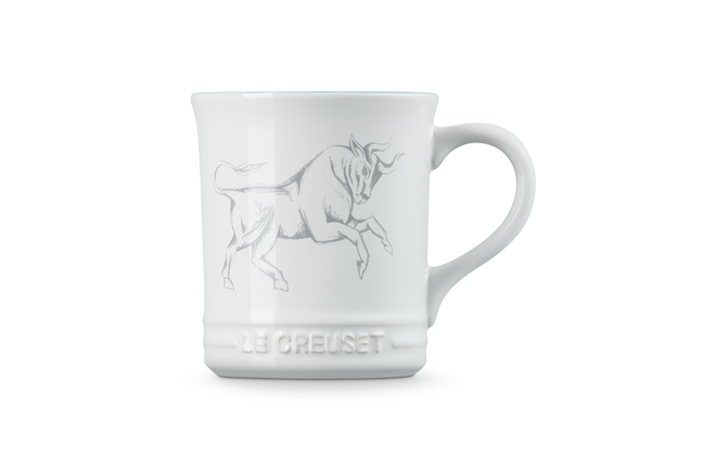 Le Creuset Stoneware Seattle Mug Taurus 400ml White image number 3
