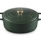 Le Creuset Cast Iron Signature Oval Casserole 31cm For&ecirc;tFor&ecirc;t image number 2
