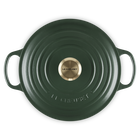 Le Creuset Cast Iron Signature Round Casserole 24cm For&ecirc;tFor&ecirc;t image number 4