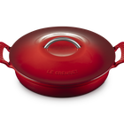Le Creuset Cast Iron Classic Modern Heritage Shallow Casserole 28cm CeriseCerise image number 2
