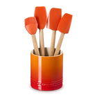 Le Creuset Stoneware Signature 5-Piece Utensil Set FlameFlame image number 1