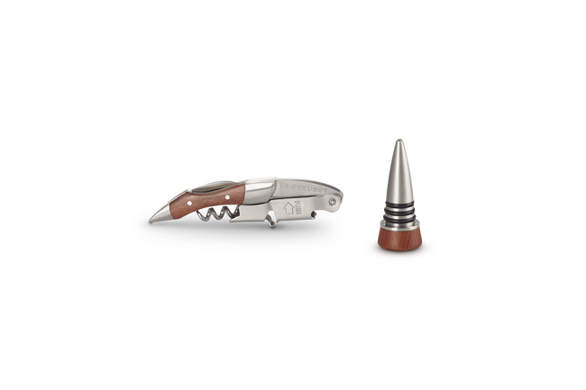 GS 190 Wooden Waiter's Corkscrew & Stopper image number 1