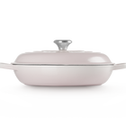 Le Creuset Cast Iron Signature Shallow Casserole 28cm Shell PinkShell Pink image number 3