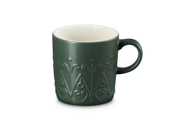 Le Creuset Stoneware Mug 350ml L'Etoile Relief For&ecirc;tFor&ecirc;t image number 1