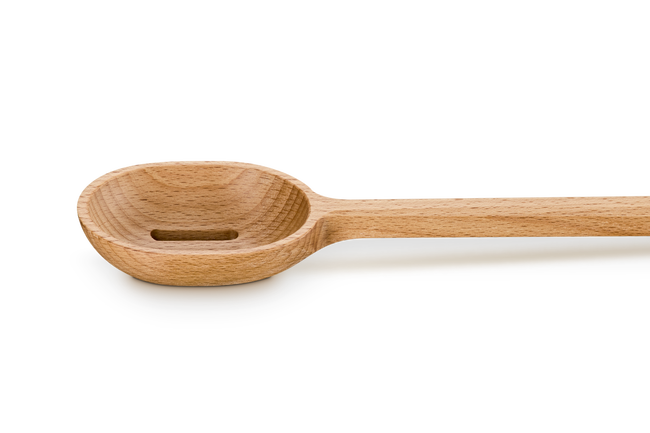 Le Creuset Signature Beech Wood Slotted Spoon image number 1