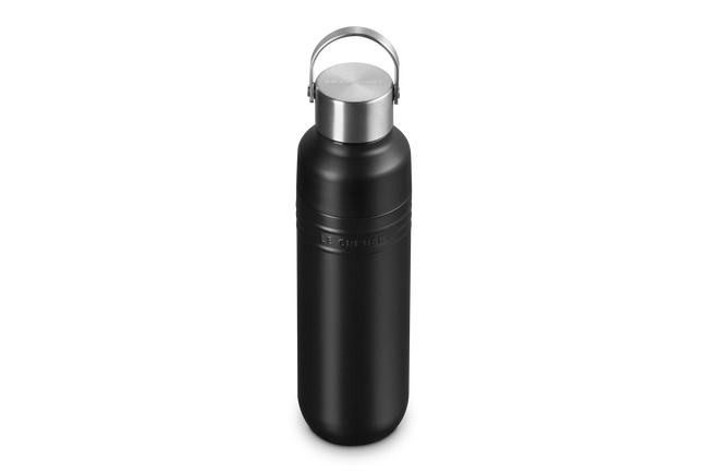Le Creuset On The Go Insulated Water Bottle 500ml Matte BlackMatte Black image number 3