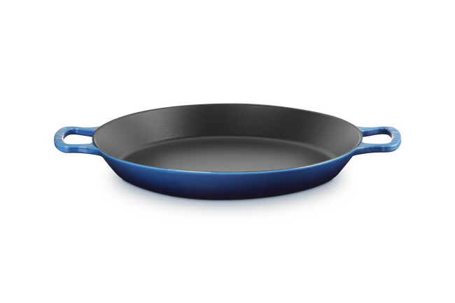 Le Creuset Cast Iron Classic Paella Pan 34cm Azure BlueAzure Blue image number 1