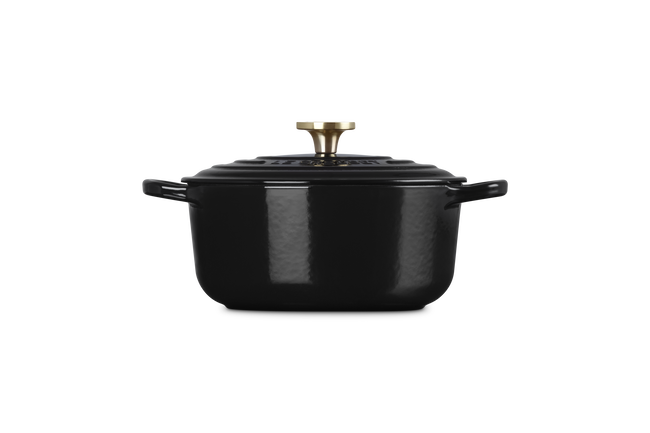 Le Creuset Cast Iron Signature Round Casserole 20cm OnyxOnyx image number 3