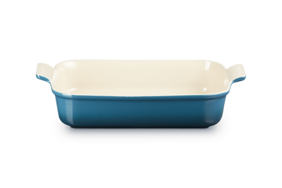 Le Creuset Stoneware Rectangular Dish Heritage 32cm Deep Teal