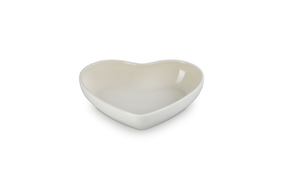 Le Creuset Stoneware Heart Bowl 650ml Meringue