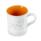 Le Creuset Stoneware Seattle Mug Leo 400ml White image number 2