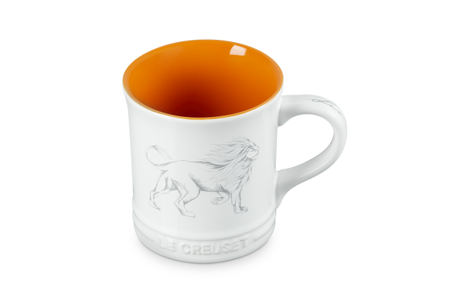 Le Creuset Stoneware Seattle Mug Leo 400ml White image number 2