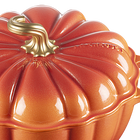Le Creuset Cast Iron Signature Pumpkin Casserole 24cm Flamme Dor&ecirc;e image number 3