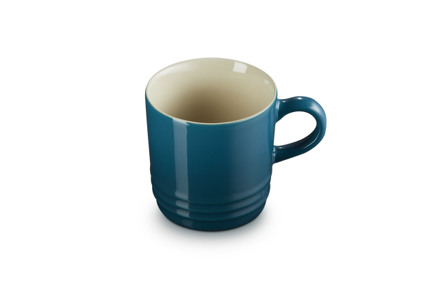 Le Creuset Stoneware London Cappuccino Mug 200ml Deep TealDeep Teal image number 2