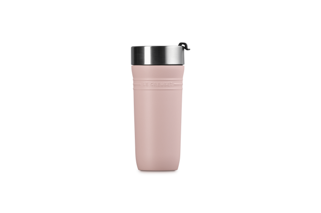 Le Creuset On The Go Travel Mug 350ml Shell PinkShell Pink image number 4