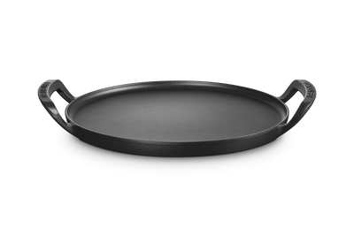 Le Creuset Cast Iron Alpine Outdoor Pizza Pan 35cm Matte Black