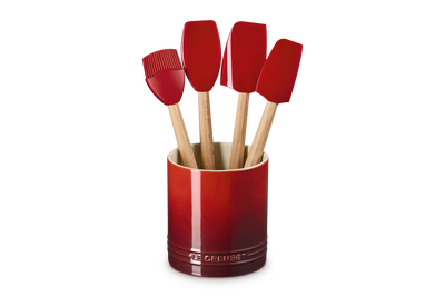 Le Creuset Stoneware Signature 5-Piece Utensil Set Cerise