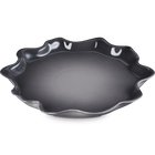 Stoneware Iris Serving PlatterFlint image number 3