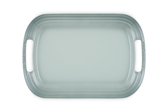 Le Creuset Stoneware BBQ Platter 36cm Sea SaltSea Salt image number 4
