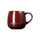 Le Creuset Stoneware Coupe Mug 320ml GarnetGarnet image number 3