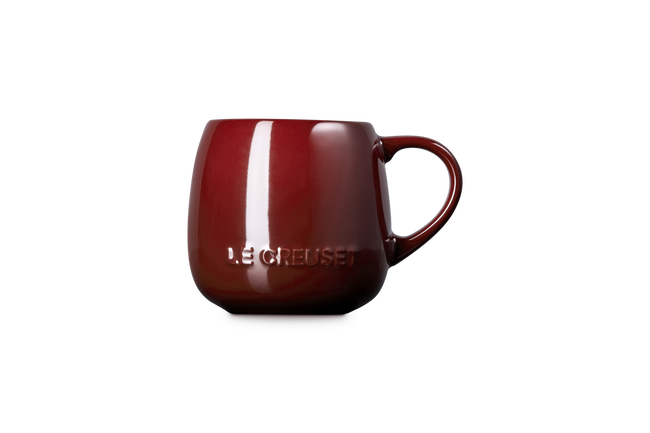 Le Creuset Stoneware Coupe Mug 320ml GarnetGarnet image number 3