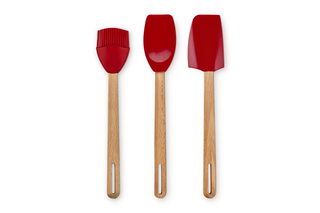 Le Creuset Signature Silicone 3-Piece Utensil Set image number 1