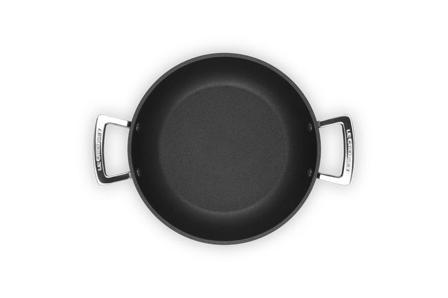 Le Creuset Toughened Non-Stick Shallow Casserole with Glass Lid image number 5